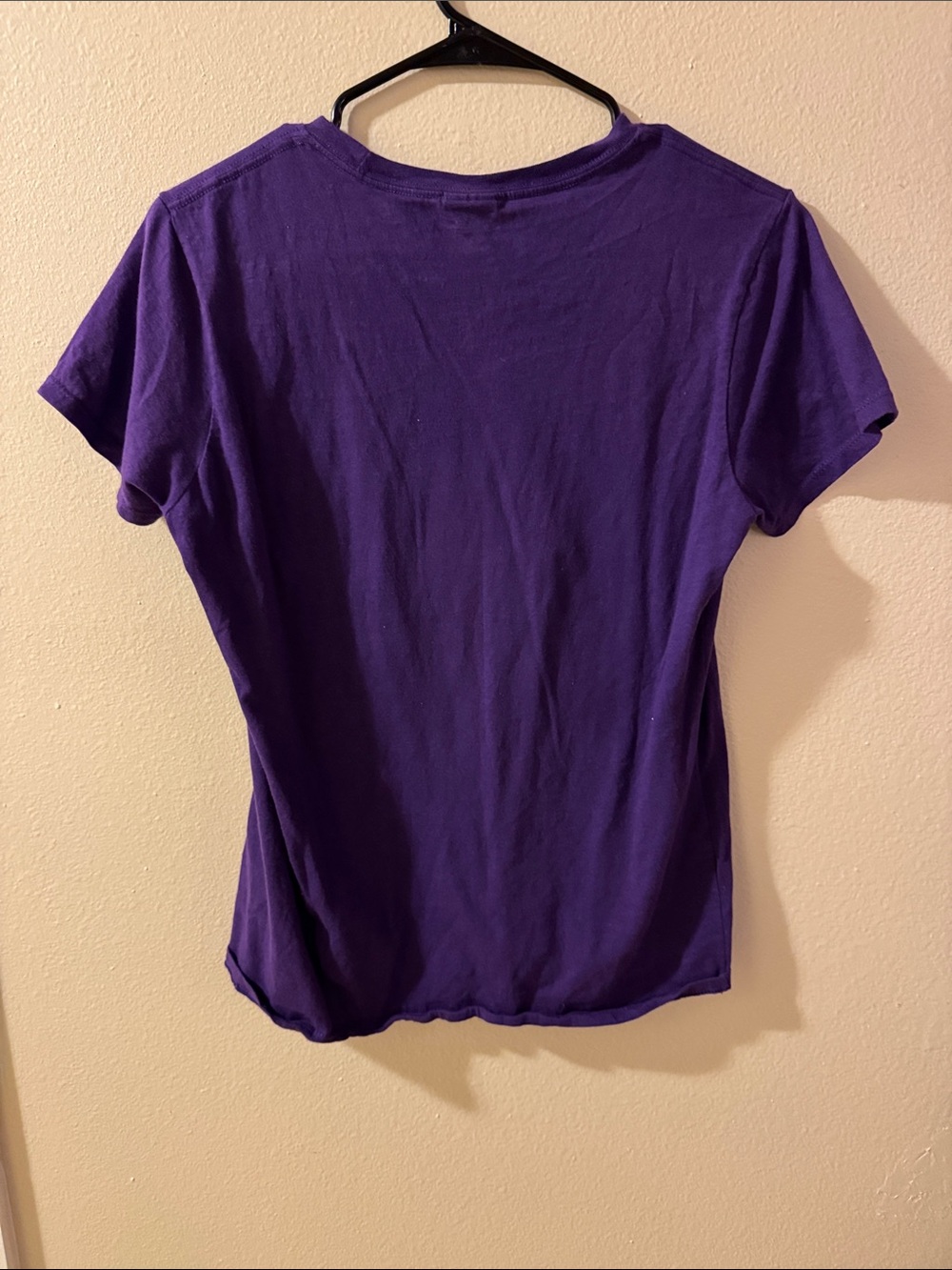 Women's Purple 'It's A Good Day To Crochet' Short Sleeve Graphic Tee - Picture 3 of 3
